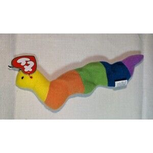 RARE 3rd Gen 1995 Ty Teenie Beanie Baby Inch The Inchworm Tag ERRORS